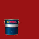Embalagem de tinta para convés para navios da marca Pinturas Proa, sobre um fundo de cor vermelho.