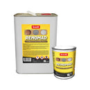 Latas de verniz acrílico universal monocomponente da Grouht baseado em resinas de alto brilho.