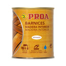 Lata de verniz para madeiras interiores de acabamento acetinado da marca Pinturas Proa.