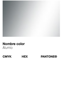 Catálogo de cores do Spray Efeito Metalizado: Alumínio