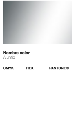 Catálogo de cores do Spray Efeito Metalizado: Alumínio