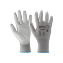 Luva Poliéster Revestimento Poliuretano Cinzento