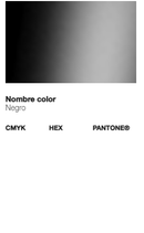Catálogo de cores do Spray Efeito Metalizado: Preto
