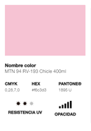 Catálogo de Cores do Spray Montana 94: rosa chiclet.