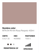 Catálogo de Cores do Spray Montana 94: rosa respeito.